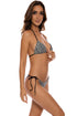 Luli Fama Luli Cheetah Seamless Ruched Back Brazilian Tie Side Bottom